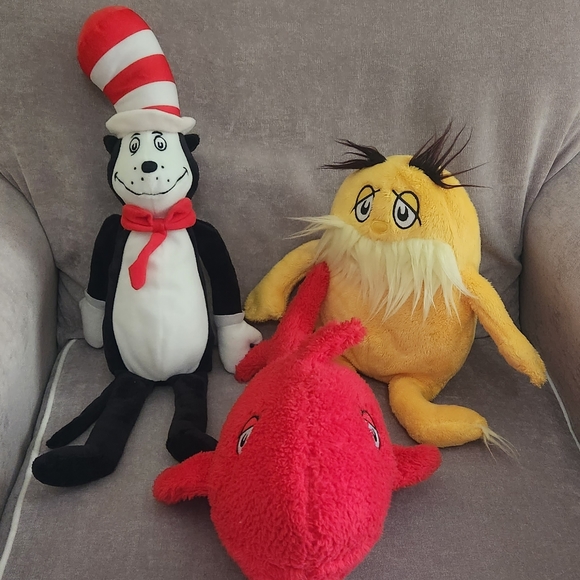 Cat in The Hat, Dr. Seuss, Stuffed animals Bundle - Picture 2 of 7